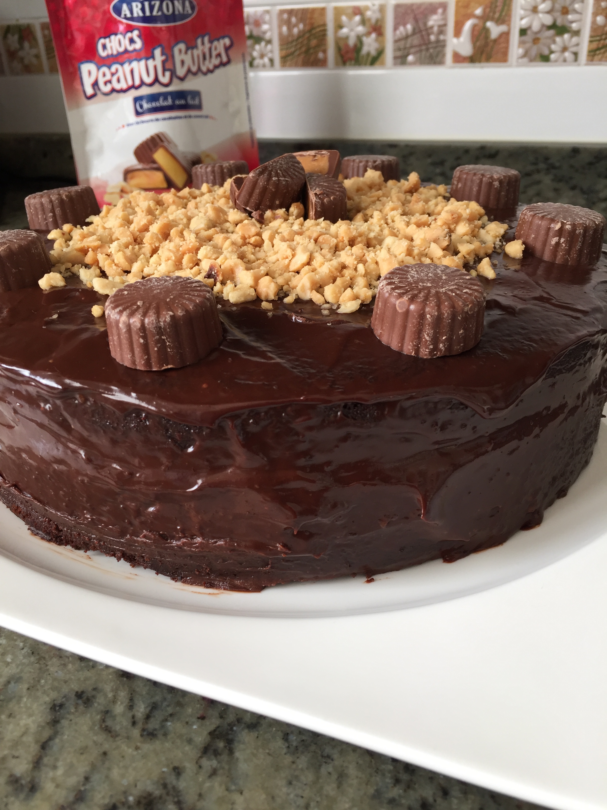 Tarta Reese chocolate y cacahuete | IC Cakes
